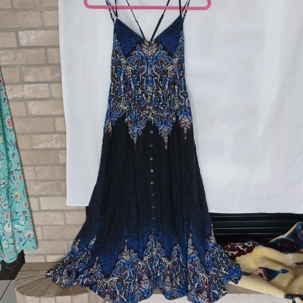Free People Be My Baby Ankle Length Maxi Dress